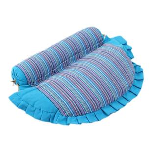 纯棉粗布组合颈椎枕保护颈椎枕头荞麦壳靠枕连体可拆洗枕头包邮