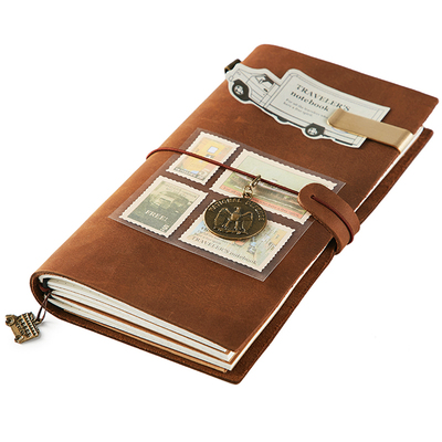 秋刀鱼复古手账本旅行者