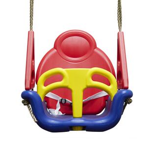 博海儿童室内秋千户外吊椅小孩家用摇篮三合一宝宝婴幼儿庭院吊绳