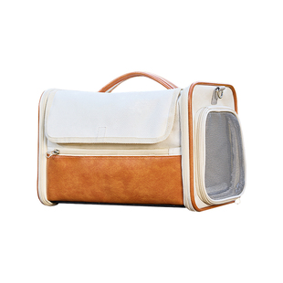 兔子外出包宠物兔外带便携笼小宠龙猫皮质手提包猫狗荷兰猪旅行笼