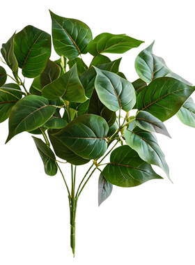 润野仿真绿植苹果叶室内橱窗装饰