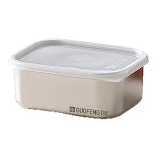 304不锈钢冰箱密封保鲜盒火锅备菜盘分装托盘饭盒便当盒饺子盒