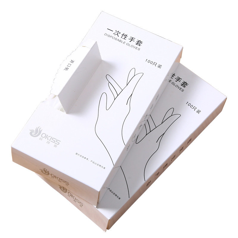一次性手套加厚塑料透明食品餐饮厨房烘焙薄膜家用女100只cpe手膜