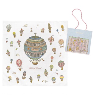 法国atelier choux新生抱被婴儿毯抱巾包巾纱布巾礼盒100%棉盖毯