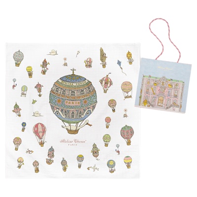 婴儿纱布抱被ATELIERCHOUX新生