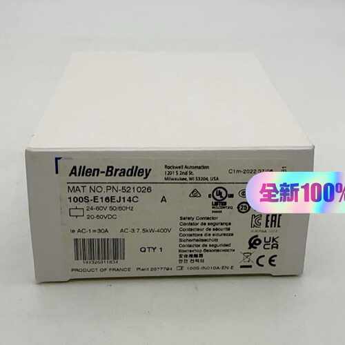溢价-100S-E16EJ14C 罗克韦尔/AB 安全接触器