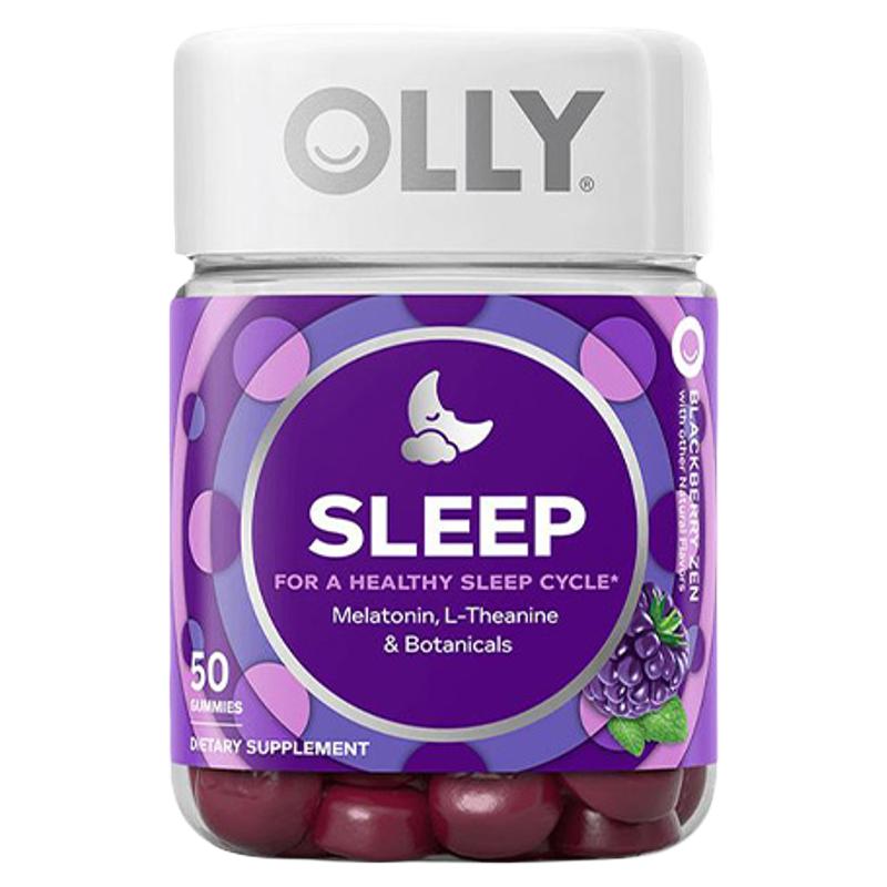 olly褪黑素软糖茶氨酸睡眠片助眠