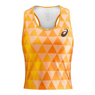 赞助运动员同款！田径精英Asics女子专业训练背心田径分体比赛服