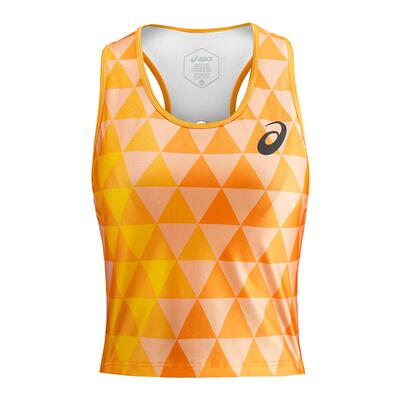 田径精英亚瑟士女子速干田径背心