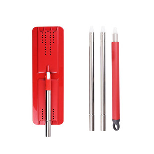 博生拖把配件杆子平板连接轴转轴转向插头配件通用洗刷刷杆