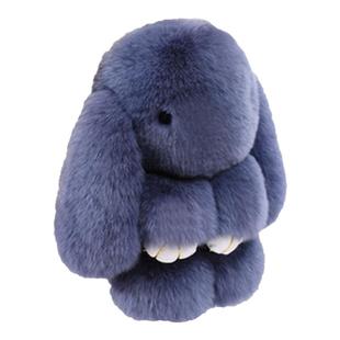 真獭兔毛小兔子正版装死兔书包包挂件女生可爱钥匙扣毛绒玩具皮草