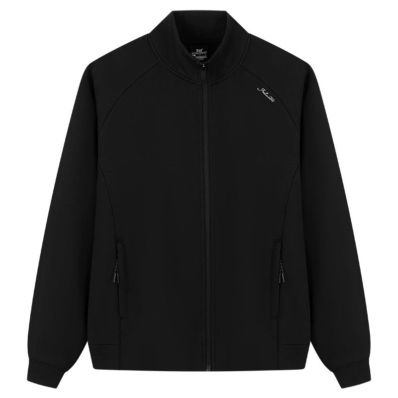 361运动外套女2025秋冬新款针织加绒外套舒适常规立领开衫上衣