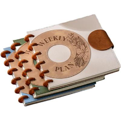 文创艺蘑菇扣weekly自填周计划本