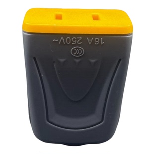 大功率公母对接头二脚子母大功率对接插头防摔防爆电源延长接头