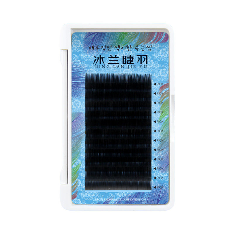 美睫超柔软嫁接睫毛自然扁种植毛 风吹动假睫毛比水貂毛浓密逼真