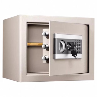保险箱办公小型存钱钥匙保管箱家用保密柜防盗密码柜保险柜夹万