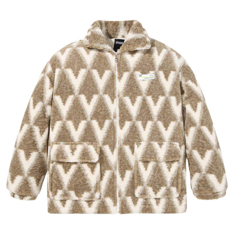 GENANX个性魔术贴章保暖冬季棉服