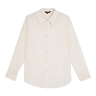 YINER音儿秋季时尚轻薄简约正肩衬衫松弛感质感上衣