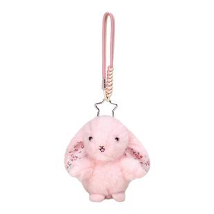 Jinnew原创可爱治愈毛绒玩偶小兔子公仔高级感挂饰书包挂件钥匙扣