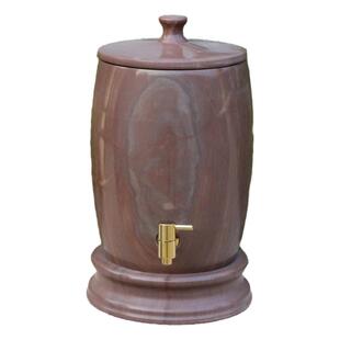 天然木鱼石水缸家用储水罐茶水桶饮水机存水器中式茶道家用带龙头