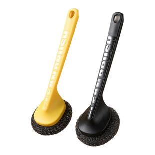 厨房长柄洗锅刷洗碗清洁刷子家用大号不锈钢钢丝球洗碗锅刷锅神器