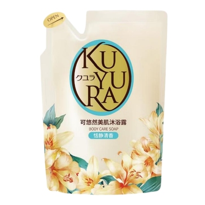 可悠然恬静清香400沐浴露替换装