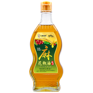 花椒油特麻四川特产麻油汉源红花椒油400ml家用凉拌麻椒油红麻油