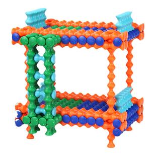 正品playstix光华竹节棍棒玩具儿童益智拼装拼插创意柔性思维积木