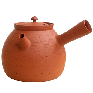 水木潮州传统手拉红泥粗砂薄胎砂铫老茶客炭炉全手工薄锅仔玉书煨