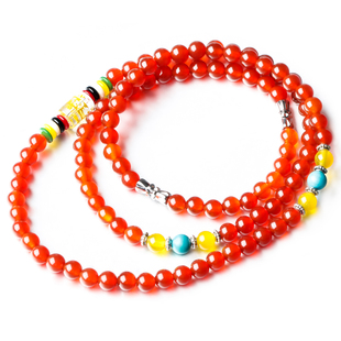 手链表女防水钻中国风108颗水晶转运撞色时尚石英机芯手表女款