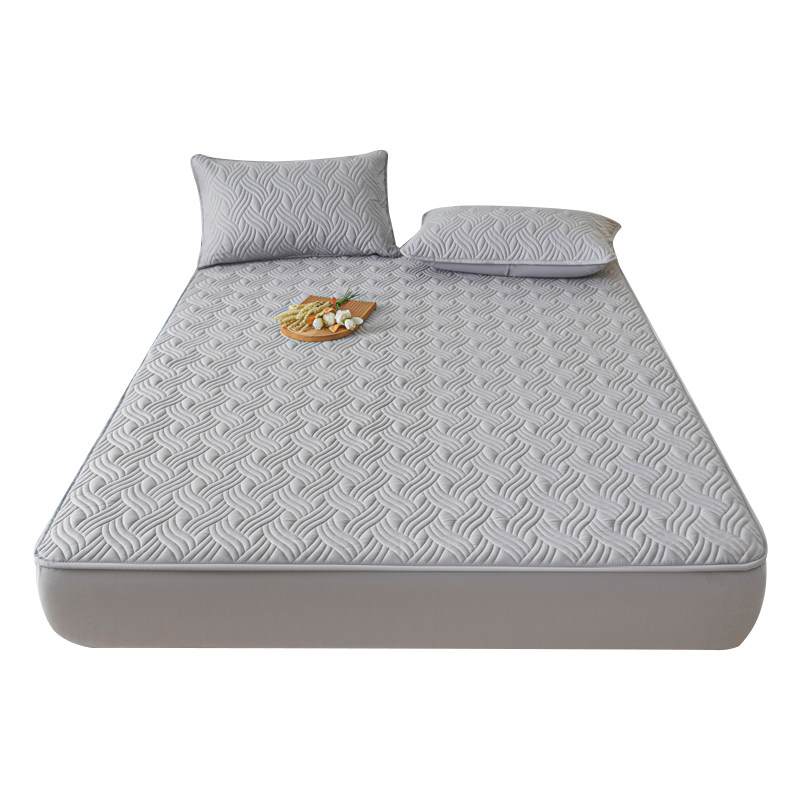 A类水洗棉防水床笠三件套全包床罩席梦思床垫保护罩防滑隔脏床单