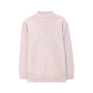 妈妈秋装针织衫新款40岁50毛衣中年妇女内搭上衣中老年秋冬打底衫