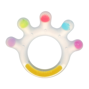 haakaa手掌牙胶宝宝食品级硅胶咬胶小月龄3456个月以上婴儿磨牙棒