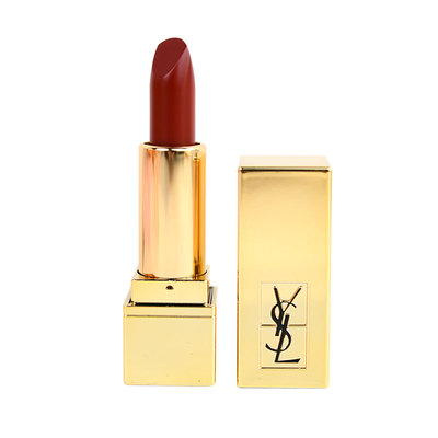 现货圣罗兰唇膏方管1966暖红棕色