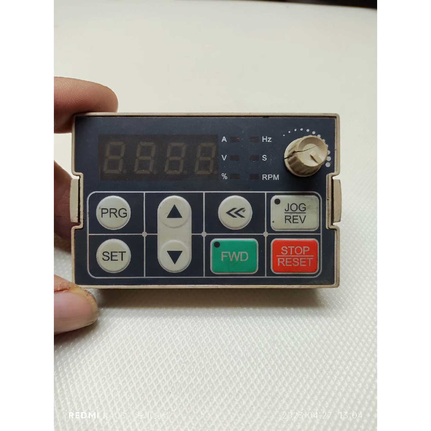 询价伟创Ac80变频器面板图片