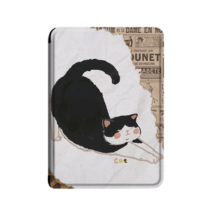 适用乐天KOBO复古猫咪kindle电子书paperwhite手持958保护套KPW4励志5卡通6新款scribe阅读器oasis2/3壳K11潮