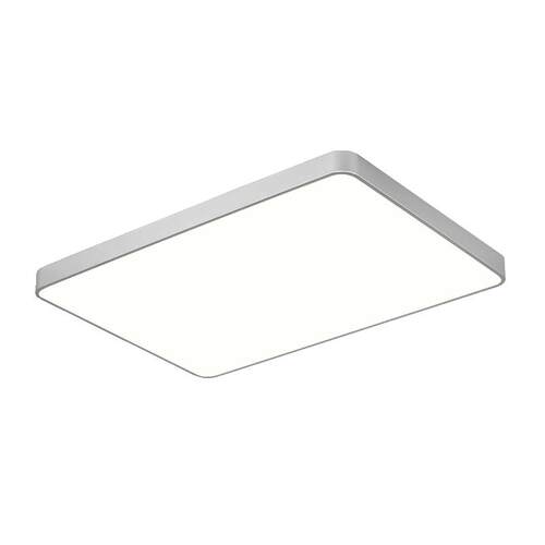 客厅灯卧室灯超薄LED吸顶灯现代简约房间阳台灯大气银色智能灯具