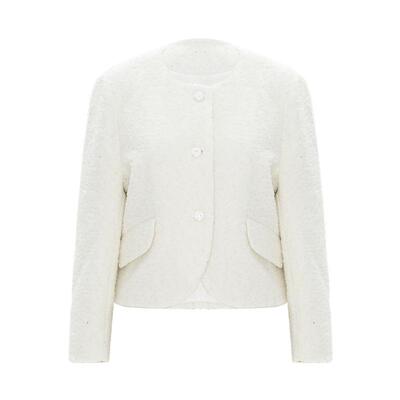 iammix27小香风粗花呢外套