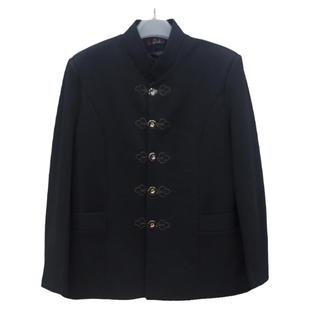 老年人女装春装外套70岁80奶奶黑色上衣老太太春秋季立领唐装衣服