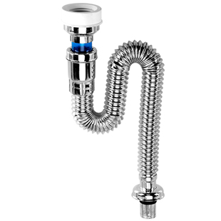 防臭小便器下水管小便斗配件PVC通用卫生间壁挂式 小便器连接下水