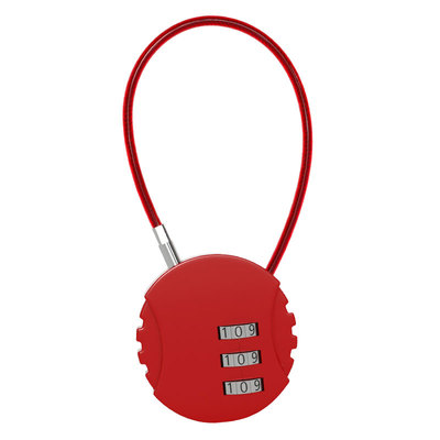 建泰圆形钢丝绳挂锁颜色多尺寸全