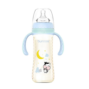 贝优能PPSU奶瓶小牛助溶款抗摔耐高温180ml240ml300ML新款礼盒装