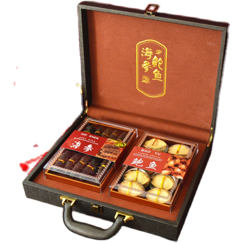 過節(jié)禮品海參鮑魚禮盒滋補(bǔ)節(jié)日送禮海鮮干貨大禮包大連特產(chǎn)送長輩
