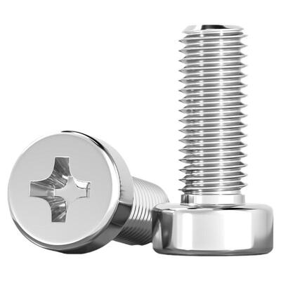 304不锈钢十字圆柱头螺丝GB822