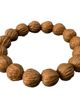 佛珠文玩菩提凤羽小核桃手串