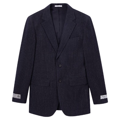 ZIOZIA春款男青年休闲外套羊毛混纺两粒单排扣西装ZKG21103J