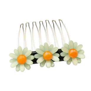 发梳短发刘海发饰韩国可爱亚克力发插梳头饰韩版发夹女童发叉梳