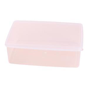 华隆长方形透明塑料保鲜盒 冰箱冷藏盒食品盒 收纳盒子 B-3(0.5L)