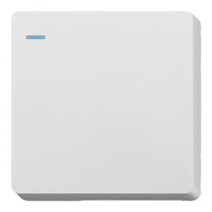 超薄明装开关面板单开双联开关家用墙壁墙面明线盒一开双控开关