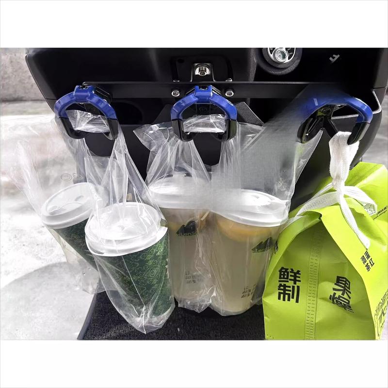 外卖挂餐神器前置拓展电瓶车踏板摩托车挂钩送餐防撒架子